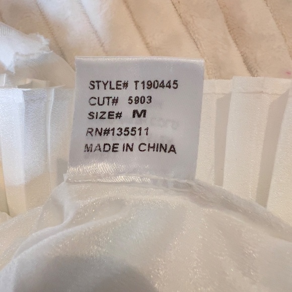 #A036 Why Dress 2-Piece Short Set minimalist fashion vacation vibe  White NWOT M - Picture 7 of 12